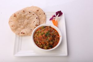 Tomato Kurma with Green Peas