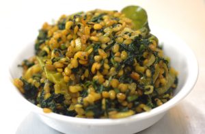 Spinach  Moong Dal 