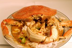 CHILLI CRAB WITH SAUCE