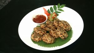 Sago Patties with Peanut and Potato – Philips SuperChef