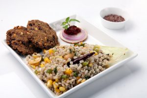 CORN AND BARLEY TEMPERED RICE WITH FLAX SEED WADA