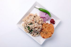 GINGER AND PEPPER CHITRANNAM WITH SAGO VADA